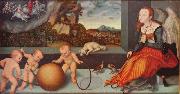 Lucas Cranach Melancholie France oil painting artist